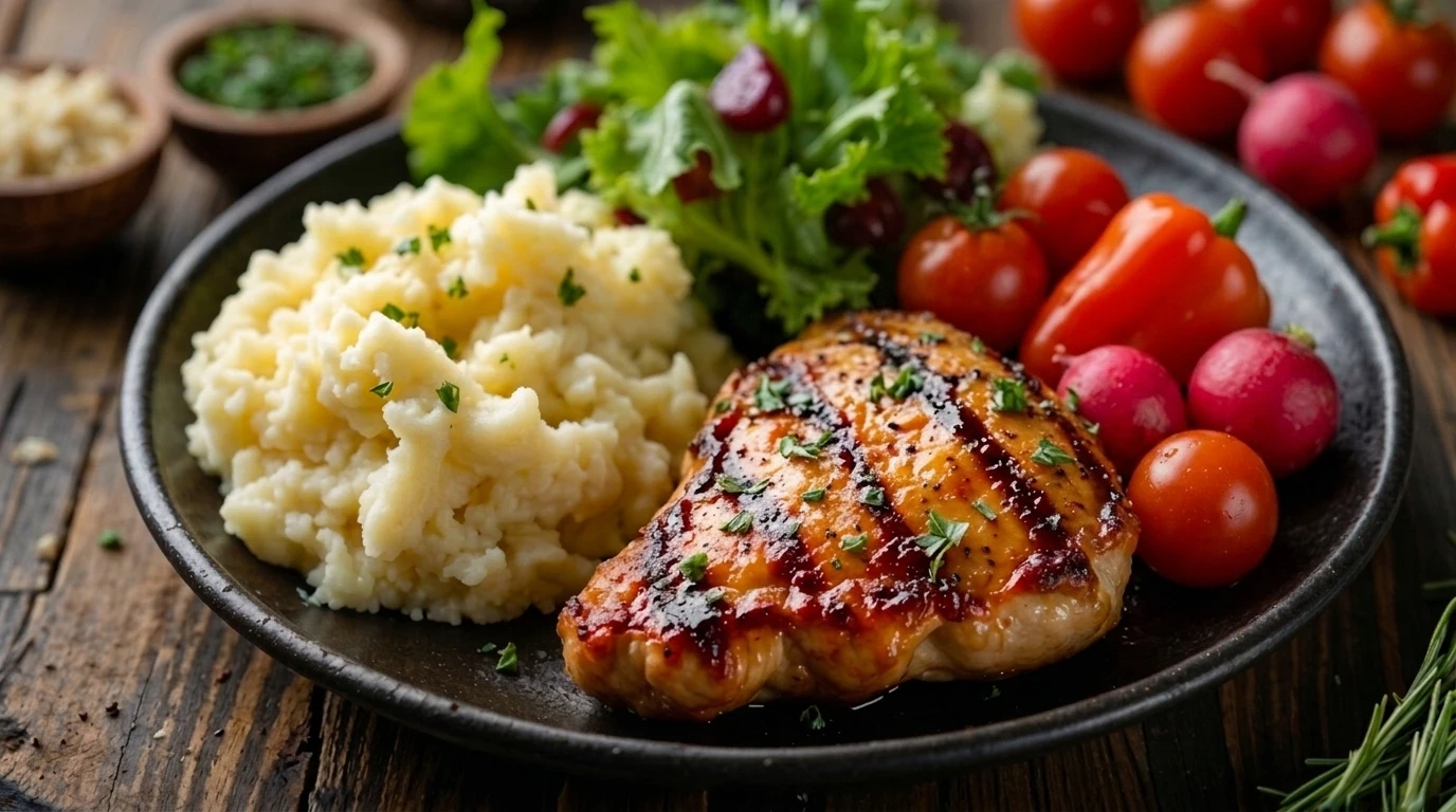 Grilled main dish